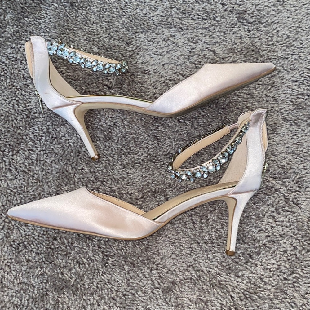 Badgley Mischka heels (pale rose or blush)